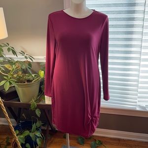 Long sleeve mini dress